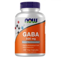 NOW GABA 500 mg, 200 вегакапсул NOW GABA 500 mg, 200 вегакапсул
