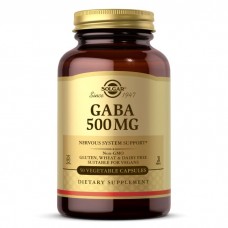 Solgar GABA 500 mg, 50 вегакапсул Solgar GABA 500 mg, 50 вегакапсул