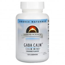 Source Naturals Serene Science GABA Calm, 120 льодяників - Апельсин Source Naturals Serene Science GABA Calm, 120 льодяників - Апельсин