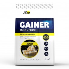FitWin Gainer Multi-Phase, 1.5 кг - Банановий пудинг FitWin Gainer Multi-Phase, 1.5 кг - Банановий пудинг