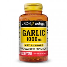 Mason Natural Garlic Oil 1000 mg, 100 капсул Mason Natural Garlic Oil 1000 mg, 100 капсул