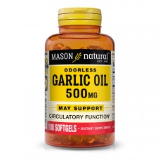 Mason Natural Garlic Oil 500 mg, 100 капсул Mason Natural Garlic Oil 500 mg, 100 капсул