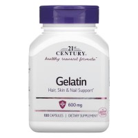 21st Century Gelatin 600 mg, 100 капсул