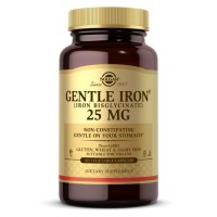 Solgar Gentle Iron 25 mg, 180 вегакапсул Solgar Gentle Iron 25 mg, 180 вегакапсул