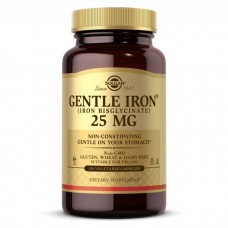 Solgar Gentle Iron 25 mg, 180 вегакапсул Solgar Gentle Iron 25 mg, 180 вегакапсул