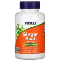 NOW Ginger Root 550 mg, 100 вегакапсул NOW Ginger Root 550 mg, 100 вегакапсул