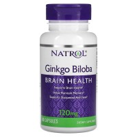 Natrol Ginkgo Biloba 120 mg, 60 капсул Natrol Ginkgo Biloba 120 mg, 60 капсул