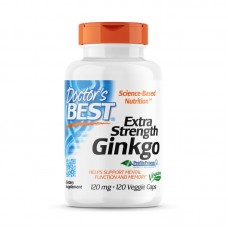 Doctor's Best Extra Strength Ginkgo 120 mg, 120 вегакапсул Doctor's Best Extra Strength Ginkgo 120 mg, 120 вегакапсул