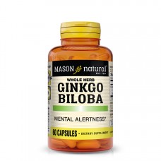 Mason Natural Ginkgo Biloba, 60 капсул Mason Natural Ginkgo Biloba, 60 капсул