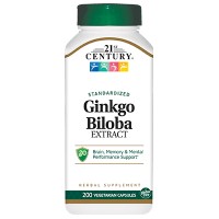 21st Century Ginkgo Biloba Extract, 200 вегакапсул 21st Century Ginkgo Biloba Extract, 200 вегакапсул