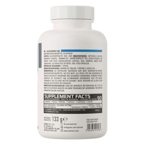 OstroVit Glucosamine 1400, 90 капсул CN15314 Ostrovit OstroVit Glucosamine 1400, 90 капсул CN15314 Ostrovit