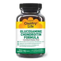 Country Life Glucosamine Chondroitin Formula, 90 капсул Country Life Glucosamine Chondroitin Formula, 90 капсул