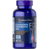 Puritan's Pride Chondroitin Glucosamine MSM 2 Per Day Formula, 180 каплет Puritan's Pride Chondroitin Glucosamine MSM 2 Per Day Formula, 180 каплет