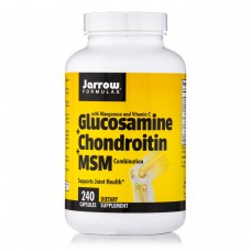 Jarrow Formulas Glucosamine + Chondroitin + MSM, 240 капсул