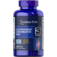 Puritan's Pride Chondroitin Glucosamine MSM 3 Per Day Formula, 240 каплет Puritan's Pride Chondroitin Glucosamine MSM 3 Per Day Formula, 240 каплет