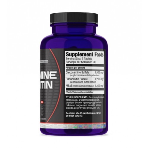 Ultimate Nutrition Glucosamine Chondroitin MSM, 90 таблеток CN845 Ultimate Nutrition Ultimate Nutrition Glucosamine Chondroitin MSM, 90 таблеток CN845 Ultimate Nutrition