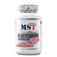 MST Nutrition Glucosamine Chondroitin MSM Hyaluronic Acid L-Proline, 90 таблеток MST Nutrition Glucosamine Chondroitin MSM Hyaluronic Acid L-Proline, 90 таблеток