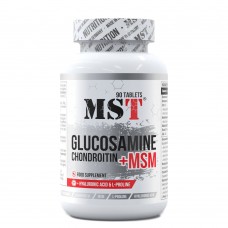 MST Nutrition Glucosamine Chondroitin MSM Hyaluronic Acid L-Proline, 90 таблеток MST Nutrition Glucosamine Chondroitin MSM Hyaluronic Acid L-Proline, 90 таблеток