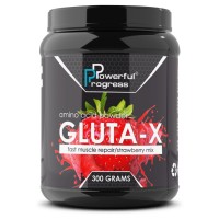 Powerful Progress L-Glutamine, 300 грам - Полуниця Powerful Progress L-Glutamine, 300 грам - Полуниця