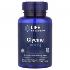 Life Extension Glycine 1000 mg, 100 вегакапсул