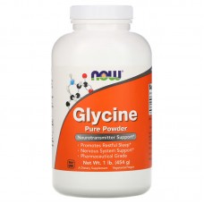 NOW Glycine Pure Powder, 454 грам NOW Glycine Pure Powder, 454 грам