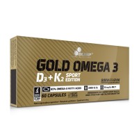 Olimp Sport Nutrition Sport Edition Gold Omega 3 D3 + K2, 60 капсул Olimp Sport Nutrition Sport Edition Gold Omega 3 D3 + K2, 60 капсул