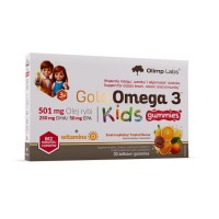 Olimp Sport Nutrition Gold Omega 3 Kids Gummies, 30 желейок - Тропічні фрукти