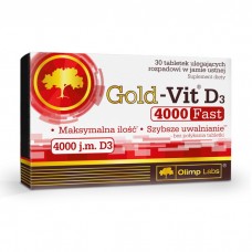 Olimp Sport Nutrition Gold-Vit D3 4000 Fast, 30 таблеток Olimp Sport Nutrition Gold-Vit D3 4000 Fast, 30 таблеток