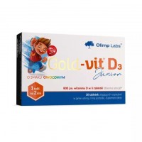 Olimp Sport Nutrition Gold-Vit D3 Junior, 30 таблеток Olimp Sport Nutrition Gold-Vit D3 Junior, 30 таблеток