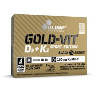 Olimp Sport Nutrition Sport Edition Gold-Vit D3+K2, 60 капсул Olimp Sport Nutrition Sport Edition Gold-Vit D3+K2, 60 капсул