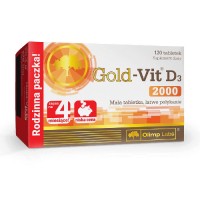 Olimp Sport Nutrition Gold-Vit D3 2000, 120 таблеток Olimp Sport Nutrition Gold-Vit D3 2000, 120 таблеток