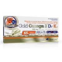 Olimp Sport Nutrition Gold Omega 3 D3 + K2, 30 капсул Olimp Sport Nutrition Gold Omega 3 D3 + K2, 30 капсул