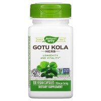 Nature's Way Gotu Kola Herb 950 mg, 100 вегакапсул Nature's Way Gotu Kola Herb 950 mg, 100 вегакапсул