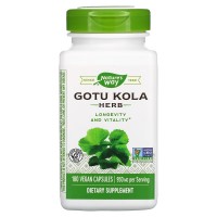 Nature's Way Gotu Kola Herb 950 mg, 180 вегакапсул Nature's Way Gotu Kola Herb 950 mg, 180 вегакапсул