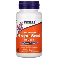 NOW Grape Seed 250 mg, 90 вегакапсул NOW Grape Seed 250 mg, 90 вегакапсул