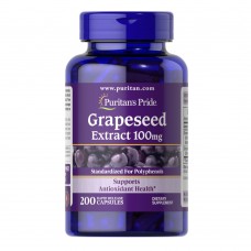 Puritan's Pride Grape Seed Extract 100 mg, 200 капсул Puritan's Pride Grape Seed Extract 100 mg, 200 капсул
