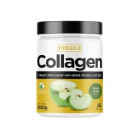Pure Gold Protein Collagen, 300 грамм - Зеленое яблоко Pure Gold Protein Collagen, 300 грамм - Зеленое яблоко