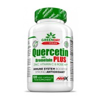 AMIX GreenDay ProVegan Quercetin with Bromelain Plus, 120 вегакапсул AMIX GreenDay ProVegan Quercetin with Bromelain Plus, 120 вегакапсул