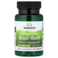 Swanson Guar Gum 400 mg Full Spectrum, 60 капсул Swanson Guar Gum 400 mg Full Spectrum, 60 капсул