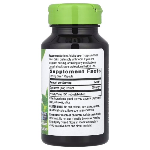 Nature's Way Gymnema 500 mg, 60 вегакапсул CN16377 Nature's Way Nature's Way Gymnema 500 mg, 60 вегакапсул CN16377 Nature's Way