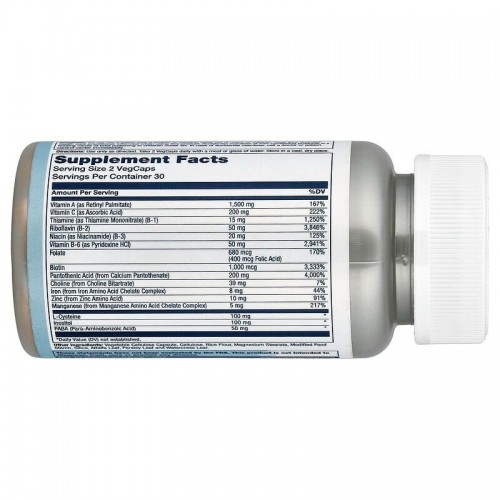 Solaray Hair Nutrients, 60 вегакапсул CN20276-1 Solaray Solaray Hair Nutrients, 60 вегакапсул CN20276-1 Solaray