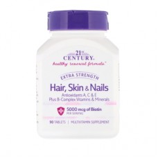 21st Century Hair Skin & Nails, 90 таблеток
