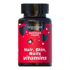 Golden Pharm Hair Skin Nails Vitamins, 60 желейок