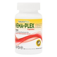Natures Plus Hema-Plex, 60 вегакапсул Natures Plus Hema-Plex, 60 вегакапсул