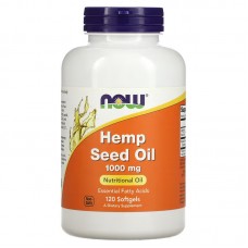 NOW Hemp Seed Oil 1000 mg, 120 капсул NOW Hemp Seed Oil 1000 mg, 120 капсул