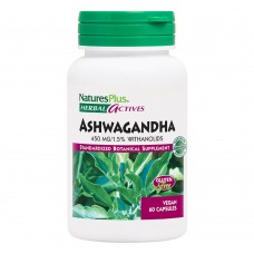 Natures Plus Herbal Actives Ashwagandha 450 mg, 60 вегакапсул Natures Plus Herbal Actives Ashwagandha 450 mg, 60 вегакапсул