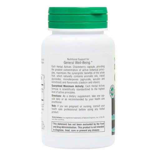 Natures Plus Herbal Actives Chasteberry 150 mg, 60 капсул CN11802 Natures Plus Natures Plus Herbal Actives Chasteberry 150 mg, 60 капсул CN11802 Natures Plus