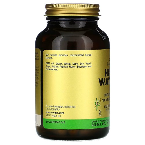 Solgar Herbal Water Pill, 100 вегакапсул CN10114 Solgar Solgar Herbal Water Pill, 100 вегакапсул CN10114 Solgar