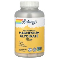 Solaray Magnesium Glycinate 350 mg High Absorption, 120 вегакапсул