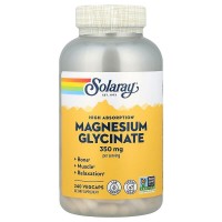 Solaray Magnesium Glycinate 350 mg High Absorption, 240 вегакапсул